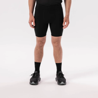 Black Performance Half Tights for Men-S