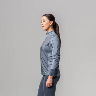 Dolphin Blue Performance Long Sleeve Shirt for Women-L