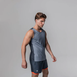 Dolphin Blue Performance Tank Top for Men-L